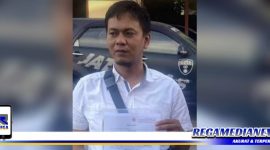 Caption: Totok, saksi dugaan kasus penipuan dan penggelapan mobil, oleh eks karyawan stasiun Tv.