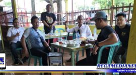 Caption: Kanit PPA Satreskrim Polrestabes Surabaya bersama anggotanya.