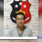 Caption: tersangka kasus pencurian Hp inisial (AI) saat diamankan di Mapolsek Krembangan Surabaya.
