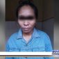 Captioan: tersangka pencurian perhiasan inisial (F) saat diamankan di Mapolsek Semampir Surabaya.