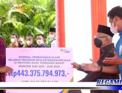 BPJS Ketenagakerjaan Bayarkan Rp 443 Miliar Manfaat Program Selama Setahun di NTB