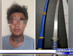 Todongkan Samurai, Pria di Surabaya Ditangkap Polisi