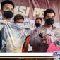 Caption: Kapolsek Asemrowo (Kompol Hari Kurniawan) tunjukkan barang bukti kasus suami yang tega jual istrinya.