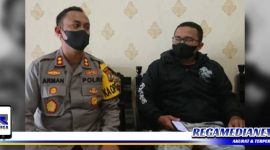 Caption: Kapolres Sampang (AKBP Arman) saat diwawancara jurnalis regamedianews.com beberapa waktu lalu.