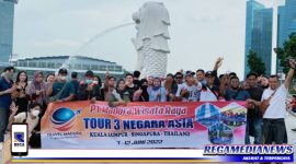Caption: Madura Travel saat membawa tamu dari berbagai daerah di Indonesia pada tur 3 Negara Asia Periode Juni 2022.