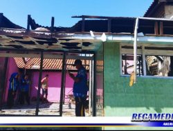 Gegara Kemenyan, Dua Rumah di Sampang Ludes Terbakar