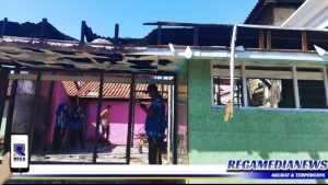 Gegara Kemenyan, Dua Rumah di Sampang Ludes Terbakar