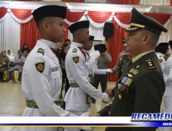 Dandim 0107 Aceh Selatan Kukuhkan Anggota Paskibraka