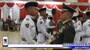 Dandim 0107 Aceh Selatan Kukuhkan Anggota Paskibraka