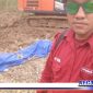 Caption: Ketua GAM Gorontalo, Amin Suleman saat tinjau lokasi tambang.
