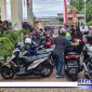 Caption: saat Pendaftar Fun Walk Aceh Selatan membludak.