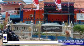 Caption: Tampak Gedung Kantor BPBD Kabupaten Sampang yang akan di Rehabilitasi.
