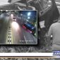 Caption: rekaman cctv, saat terjadi kecelakaan truk di depan Taman Wijaya Kusuma (Jl. Wachid Hasyim, Sampang).