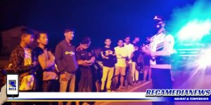 Rutin Patroli, Cara Polsek Pangarengan Cegah Balap Liar