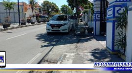 Caption: lokasi drainase di Jl. Jaksa Agung Suprapto, Sampang.