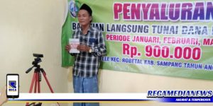 Pemdes Lepelle Salurkan BLT DD Pada 235 KPM Rp 900 Ribu