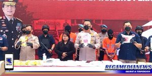 Polres Pelabuhan Tanjung Perak Bongkar Kasus Narkotika Jaringan Internasional