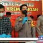 Caption: konferensi pers, Polsek Krembangan Surabaya ungkap kasus penyalahgunaan narkoba.