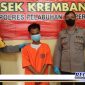 Caption: Kapolsek Krembangan (AKP Sudaryanto) tunjukkan seorang pengamen yang ditangkap saat pesta narkoba.