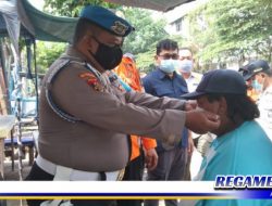 Bawa Masker, Polres Tanjung Perak Grebek Warga