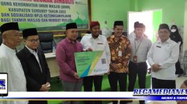 Takmir Masjid dan Marbot di Sumenep menjadi sasaran sosialisasi Jaminan sosial BPJS Ketenagakerjaan.