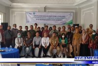 Caption: Kepala BPJS Ketenagakerjaan Madura (Vinca Meitasari) bersama peserta Penggerak Jaminan Sosial.