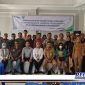 Caption: Kepala BPJS Ketenagakerjaan Madura (Vinca Meitasari) bersama peserta Penggerak Jaminan Sosial.