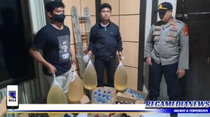 Puluhan Liter Cap Tikus di Limboto Diamankan Polisi