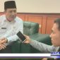 Caption: Sekretaris Daerah Kabupaten Sampang (H. Yuliadi Setiawan), saat diwawancara awak media.