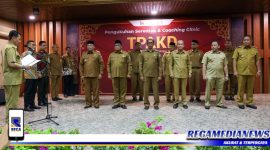 Caption: Pengukuhan TPAKD dan Coaching Clinic Banda Aceh.