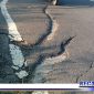 Caption: Bangunan Proyek Jalan Provinsi Sampang Ketapang Tepatnya di Desa Kamoning Sampang.