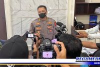 Caption: Kabid Humas Polda Gorontalo (Kombes Pol Wahyu Tri Cahyono) saat diwawancara awak media.