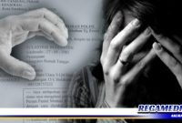 Caption: ilustrasi kasus penganiayaan, surat tanda terima laporan polisi (Polsek Kenjeran).