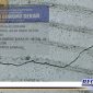 Caption: rabat beton di Kelurahan Gunung Sekar Sampang, terlihat retak.