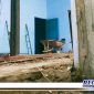 Caption: tahap pengerjaan proyek rehabilitasi bangunan kantor BPBD Kabupaten Sampang.