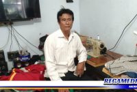 Caption: Sanari, korban kasus penipuan jual beli tanah.