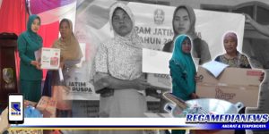Senyum Sumringah Warga Kebun Sareh Terima Bantuan Jatim Puspa