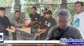 Caption: World Cleanup Day 2022, Pegadaian Syariah Sampang kota kerjasama dengan Bank Sampah Sakera.