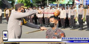 Kapolres Sampang Tegaskan 68 Bintara Remaja Hindari Pelanggaran Disiplin