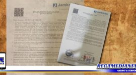 Caption: Surat Jaminan Pelaksanaan CV. Unitech  Tunggal yang telah diterbitkan Jamkrindo. (Doc: Yusrianto/RMN).