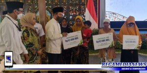 Bupati Bangkalan Serahkan Santunan Penerima Manfaat BPJS Ketenagakerjaan
