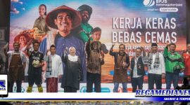 Caption: BPJAMSOSTEK saat melaunching strategi komunikasi baru, (Doc: BPJS Ketenagakerjaan).