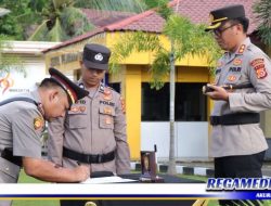 Kapolres Aceh Selatan Sertijab 2 PJU dan Kapolsek