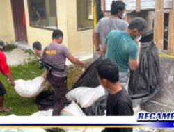 Penyelundupan Ribuan Liter Miras Kandas di Polsek Popayato Barat