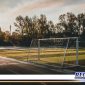Caption: ilustrasi lapangan sepak bola dan lintasan lari, (Doc: foto istimewa/pexel).