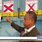 Caption: Moh Soleh korban terdampak tuding stiker segel yang terpasang di rumah Jl. Kalilom Lor Indah, Surabaya, (Doc: Basori/RMN).