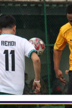 Rawat Sinergitas, Polda Gorontalo Ajak Jurnalis Tanding Futsal