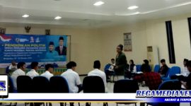 Caption: KNPI Kecamatan Kokop Bangkalan saat menggelar pendidikan politik, (Doc: Syamsul Arifin/RMN).