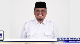 Caption: Ketua DPC Partai Gerindra Gorontalo Utara, Marten Biki, (Doc: Yusrianto/RMN).