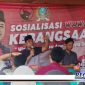 Caption: anggota DPRD Jatim (Mahfud), saat sosialisasi kebangsaan terhadap wartawan, (Doc: Syamsul Arifin/RMN).